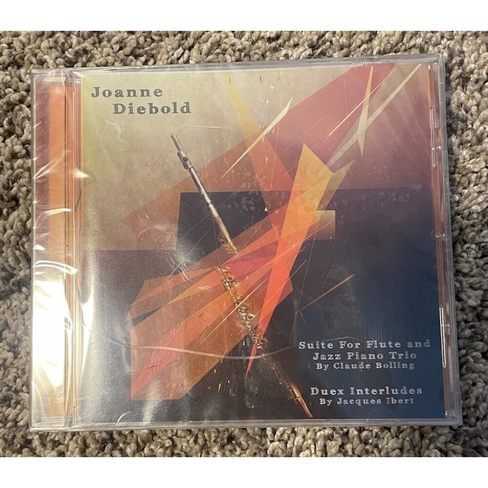 Joann Diebold Suite For Flute Jazz Piano Trio Claude Bolling CD New